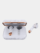 Load image into Gallery viewer, Happy Plugs Air 1 True Wireless Earphones White Marble