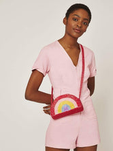 Load image into Gallery viewer, Rainbow Beaded Cross Body Bag