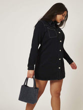 Load image into Gallery viewer, Samira Petrol Tote Bag