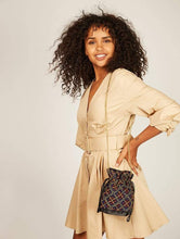 Load image into Gallery viewer, Tilly Tartan Beaded Cross Body Bag