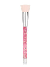 Load image into Gallery viewer, Pink Liquid Glitter Domed Foundation Brush