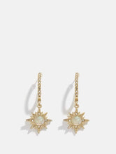 Load image into Gallery viewer, Amelia Liana x Skinnydip Opal Star Hoop Earrings