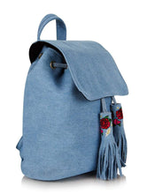 Load image into Gallery viewer, Denim Cressida Backpack