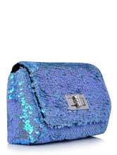 Load image into Gallery viewer, Lilac Sequin Mini Cross Body Bag