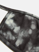 Load image into Gallery viewer, Black Tie Dye Face Covering
