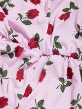 Load image into Gallery viewer, Pink Rose Playsuit - UK 16