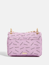 Load image into Gallery viewer, Lilac Dramatic Slogan Cross Body Bag