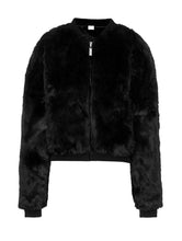 Load image into Gallery viewer, Wanted Faux Fur Bomber Jacket
