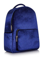 Load image into Gallery viewer, Navy Velvet Charlie Backpack