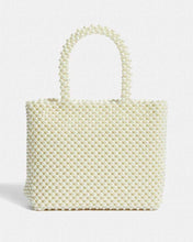Load image into Gallery viewer, Floral Pearl Penelope Beaded Tote Bag