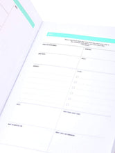 Load image into Gallery viewer, 100 Day Happiness Planner Mint