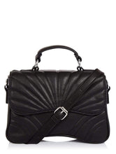 Load image into Gallery viewer, Maisie Ripple Black Cross Body Bag