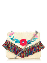 Load image into Gallery viewer, Mini Laureli Raffia Cross Body Bag