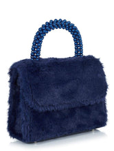 Load image into Gallery viewer, Navy Terina Tote Bag
