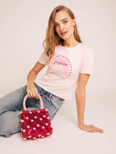 Load image into Gallery viewer, Penelope Heart Beaded Tote Bag