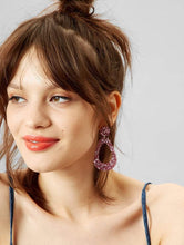 Load image into Gallery viewer, Pink Cindy Earrings