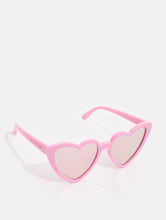 Load image into Gallery viewer, Pink Heart Sunglasses