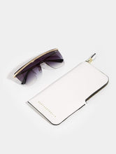 Load image into Gallery viewer, Quay x JLo Get Right Shield Sunglasses in Black Fade