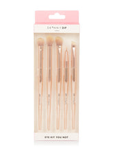 Load image into Gallery viewer, Rose Gold Eye Kit Brush Set