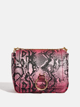 Load image into Gallery viewer, Roxy Pink Snake Cross Body Bag