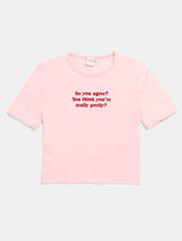 Load image into Gallery viewer, Mean Girls x Skinnyip Really Pretty? Cropped T-Shirt