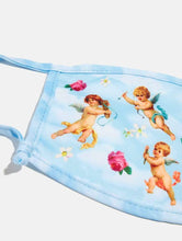 Load image into Gallery viewer, 2 Pack Face Covering in Cherub Print & White