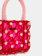 Load image into Gallery viewer, Penelope Heart Beaded Tote Bag