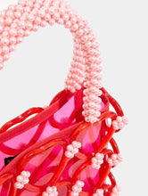 Load image into Gallery viewer, Penelope Heart Beaded Tote Bag