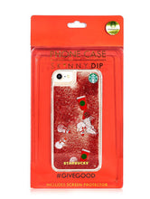 Load image into Gallery viewer, Starbucks X Skinnydip Red Glitter Case