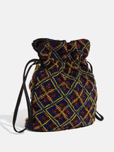 Load image into Gallery viewer, Tilly Tartan Beaded Cross Body Bag