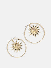 Load image into Gallery viewer, Vintage Sun Earrings