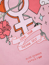Load image into Gallery viewer, Alice Skinner x Skinnydip Love Yourself Printed Tote Bag