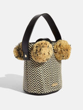 Load image into Gallery viewer, Winnie Raffia Tote Bag