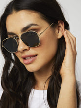 Load image into Gallery viewer, Black Aviator Sunglasses