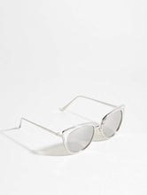 Load image into Gallery viewer, Abby Clear Silver Frame Kitten Sunglasses