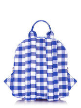 Load image into Gallery viewer, Blue Gingham Chloe Backpack