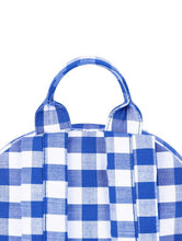 Load image into Gallery viewer, Blue Gingham Chloe Backpack