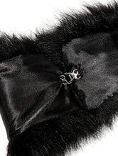 Load image into Gallery viewer, Black Fur Vega Snood
