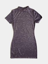 Load image into Gallery viewer, Gunmetal Glitter Dress
