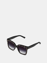 Load image into Gallery viewer, Quay x Lizzo Icy Black Rose Sunglasses
