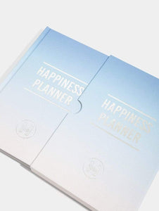 100 Day Happiness Planner Blue White