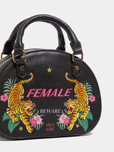 Load image into Gallery viewer, Female Bowler Embroidered Tote Bag
