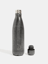 Load image into Gallery viewer, Black Glitter Chillys Bottle 500ml
