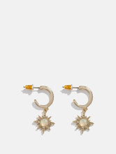 Load image into Gallery viewer, Amelia Liana x Skinnydip Opal Star Hoop Earrings
