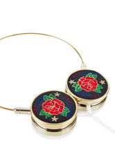 Load image into Gallery viewer, Black Rose Headphones
