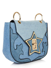 Load image into Gallery viewer, Denim Vixen Cross Body Bag
