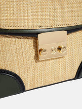 Load image into Gallery viewer, Gia Straw Tote Bag
