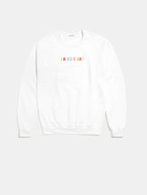 Load image into Gallery viewer, Limpet I Need A Nap White Embroidered Sweatshirt
