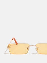Load image into Gallery viewer, Orange Frameless Sunglasses
