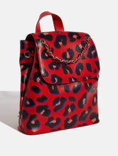 Load image into Gallery viewer, Ada Red Leopard Backpack
